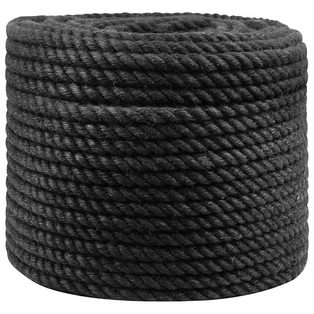 Corda di Juta 12 Nero 100% juta Tossa 42011618