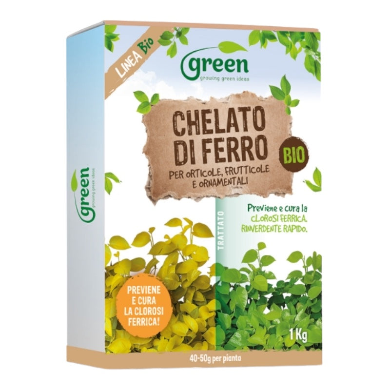 CONCIME riverdente CHELATO DI FERRO ingiallimento foglia KIRON PLUS 1 KG GREEN