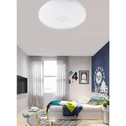 Trade Shop - Plafoniera Soffitto 45w Decoro Con Cristalli Centrale Luce Fredda Naturale Fst-40a21081 - -bianco Freddo      -