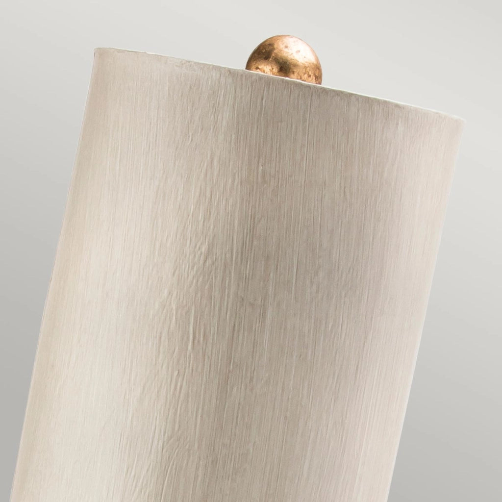 Lampada da tavolo Art Déco beige 102cm E27 Madison Flambeau