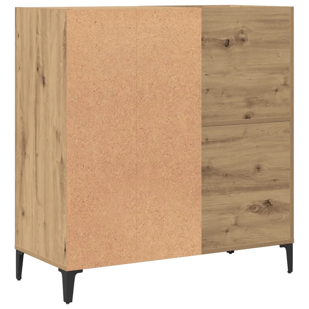 Mobile Porta Dischi Artigianale 84,5x38x89 cm Legno Multistrato 857174