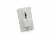 GANCIO PER BRIS BRIS IN PLASTICA IN BLISTER- - bianco, mm.32x18, in bl.4 pz. - 12 blister