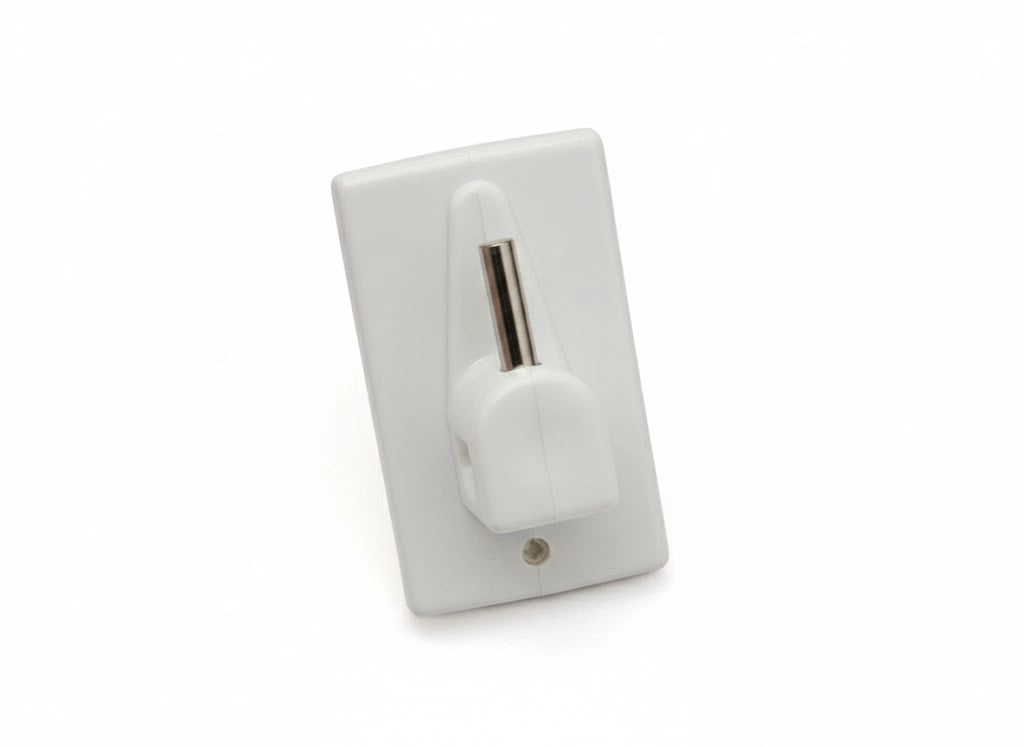GANCIO PER BRIS BRIS IN PLASTICA IN BLISTER- - bianco, mm.32x18, in bl.4 pz. - 12 blister