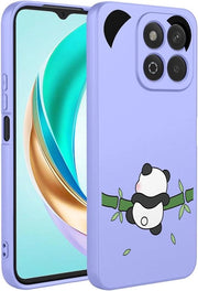 Hoesa protezione per Honor X6b 4G | Resistente allo shock e simile alla seta | TPU Premium | Design elegante e semplice con finitura microfibra | Disegno a cartoni in colori vistosi