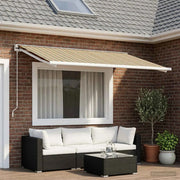 Telo di ricambio per tenda da sole Verde e Giallo 600 × 300 cm 3444455