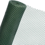 Trade Shop - Rete Di Rinforzo Per Giardino Verde 1 X 5 Mt In Plastica Maglia 13mm Recinsione -