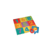 Trade Shop - Tappeto Tappetino Puzzle 10 Pezzi Numeri Morbido Dimensione Mattonelle 30x30cm -