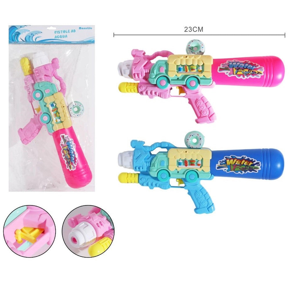 Trade Shop - Pistola Ad Acqua 5289a Design Camioncino Dolci Per Bambini Gioco Estivo 23 Cm 618552 -