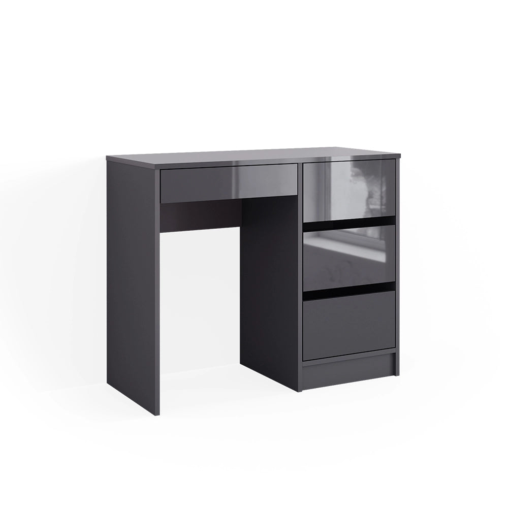 Vicco Tavolo da toeletta Antracite 40 cm con 4 cassetti