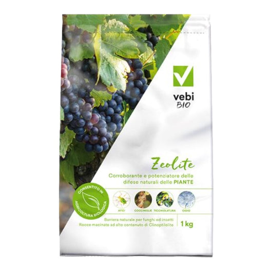 ZEOLITE Concime UNIVERSALE BIOLOGICO polvere di ROCCIA PIANTE 1 kg Vebi