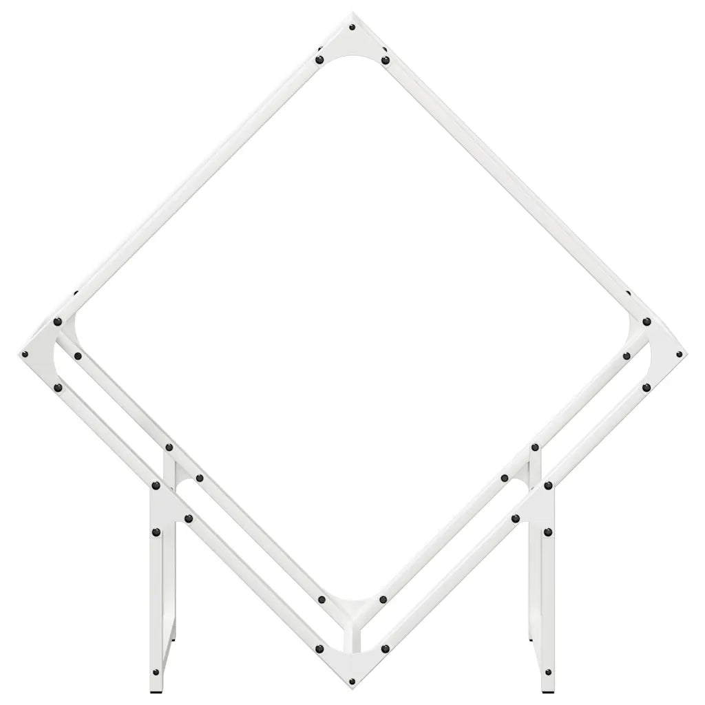 Rastrelliera per Legna da Ardere Bianca 80x25x80 cm CFW5997521