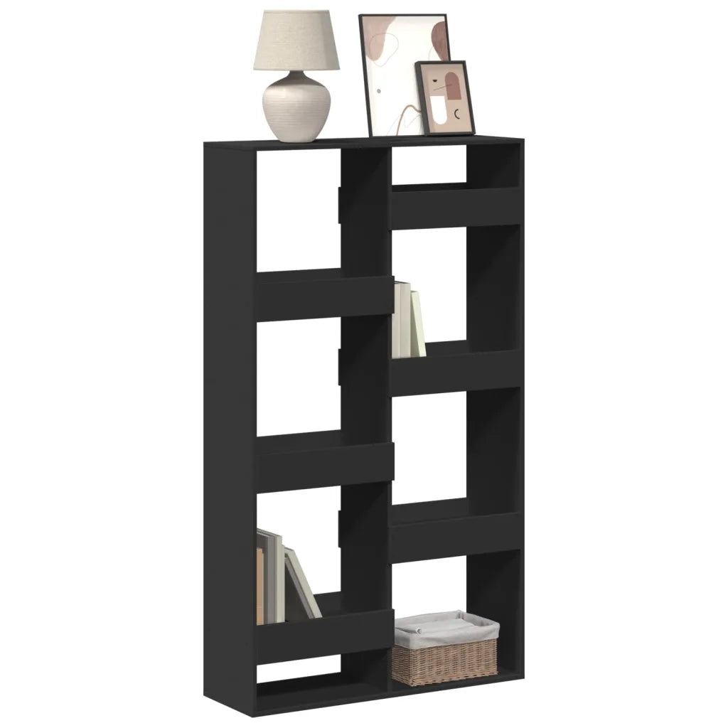 Libreria Nera 100x33x175 cm in Legno Multistrato 3309403