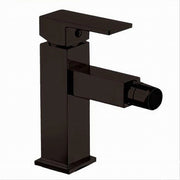 Trade Shop - Rubinetto Per Bagno Ultra Moderno Miscelatore Orientabile Bidet Nero Opaco 87208 -