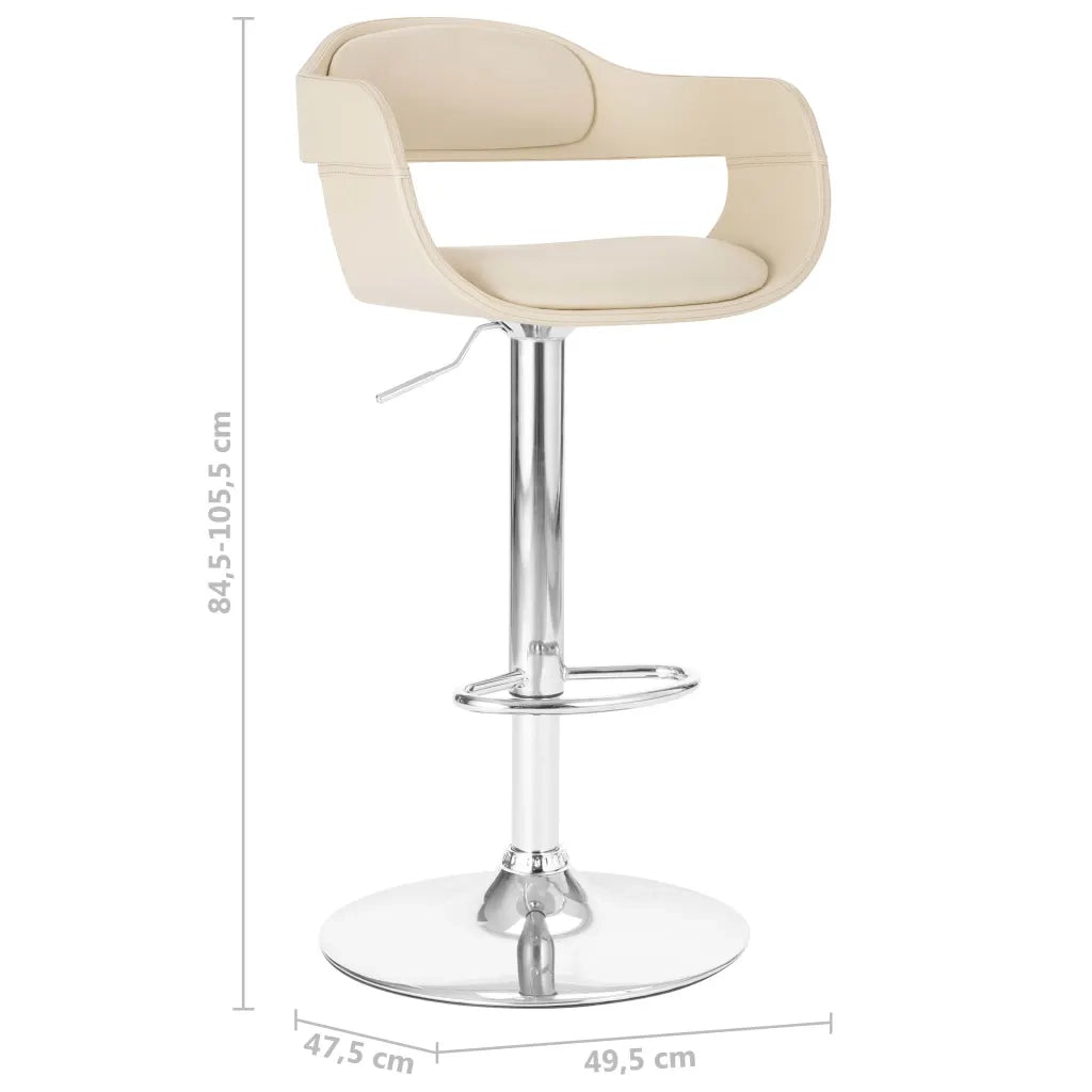 Sgabello da Bar Bianco in Similpelle cod mxl 66951