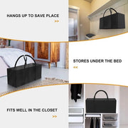 Cuscino per Esterno Borsa di Stoccaggio XXL Impermeabile e Borsa di Trasporto 130x40x55 cm