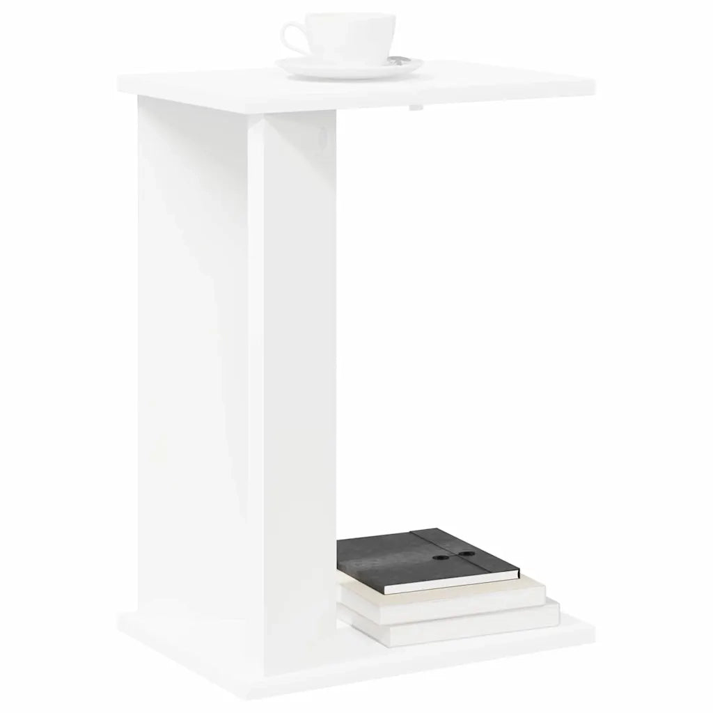 Tavolino Bianco 35 x 25 x 50 cm Legno multistrato 891184
