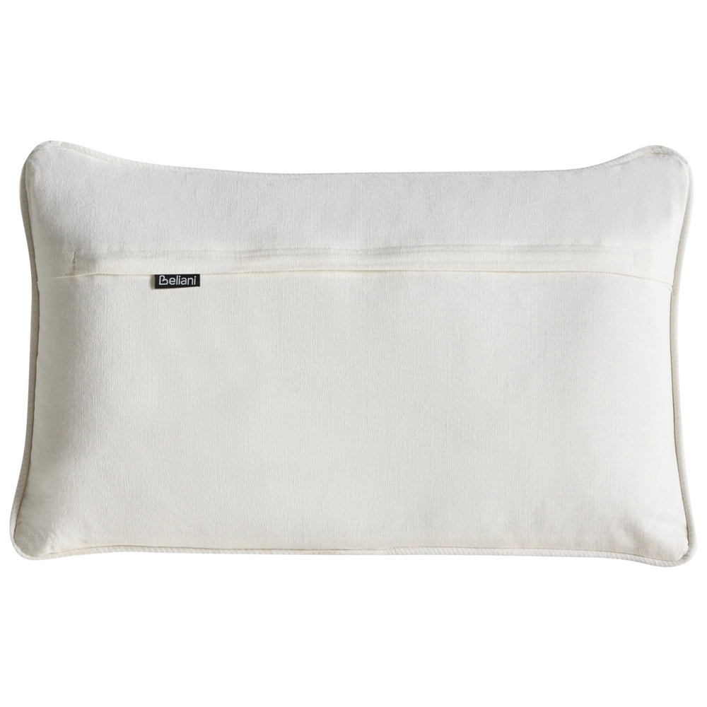 Set di 2 cuscini decorativi in tessuto di cotone bianco e rosa con motivo floreale, 30 x 50 cm