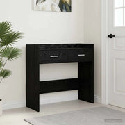 Tavolo consolle Rovere Nero 90 x 35 x 80 cm 8011300