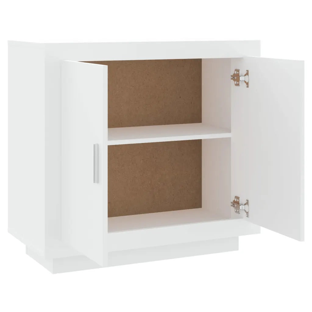 Credenza-Buffet-Armadio da cucina Bianco 80x40x75 cm in Legno Compensato