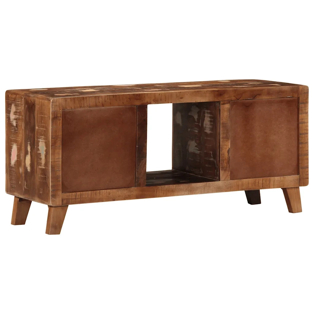 Mobile Porta TV 105x46x32 cm in Legno Massello di Recupero 4104522