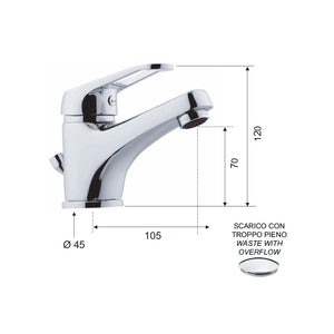 Remix miscelatore economico per lavabo