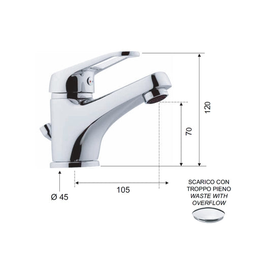 Remix miscelatore economico per lavabo