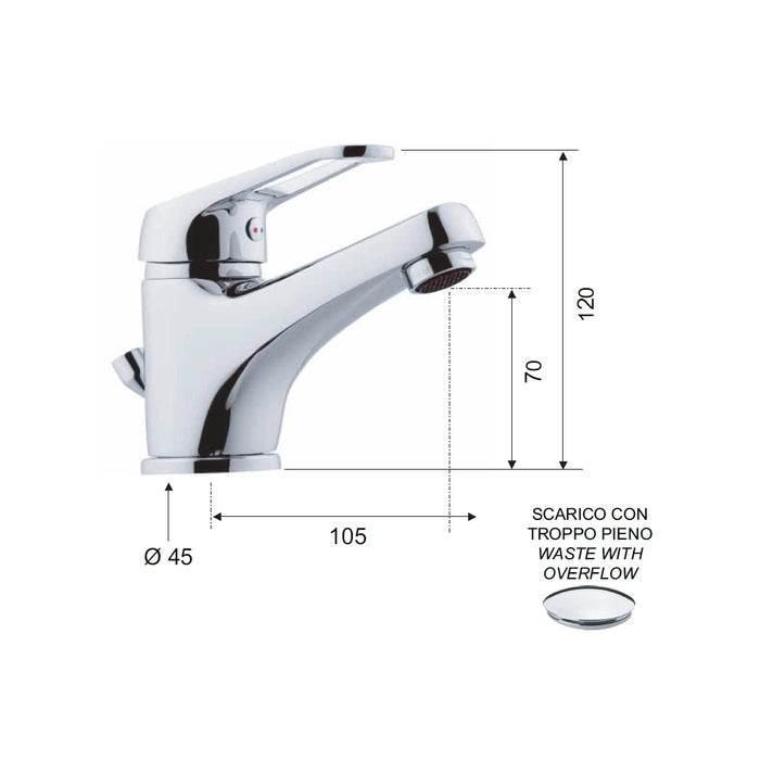 Remix miscelatore economico per lavabo