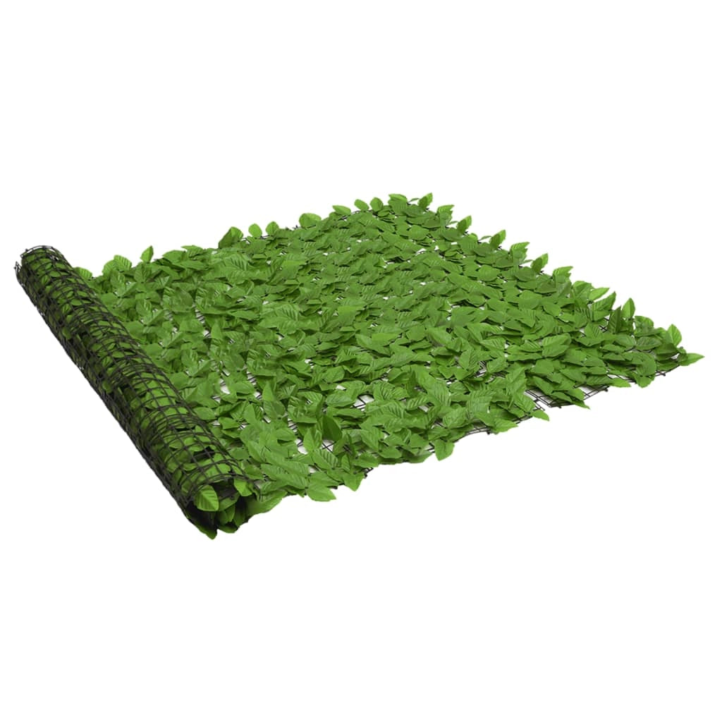 Schermo per balcone schermo per la privacy con foglie verdi 500 x 150 cm 02_0010001