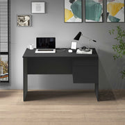 WHOUS Scrivania Easy 1 anta e 1 cassetto antracite opaco 110x50x75 cm