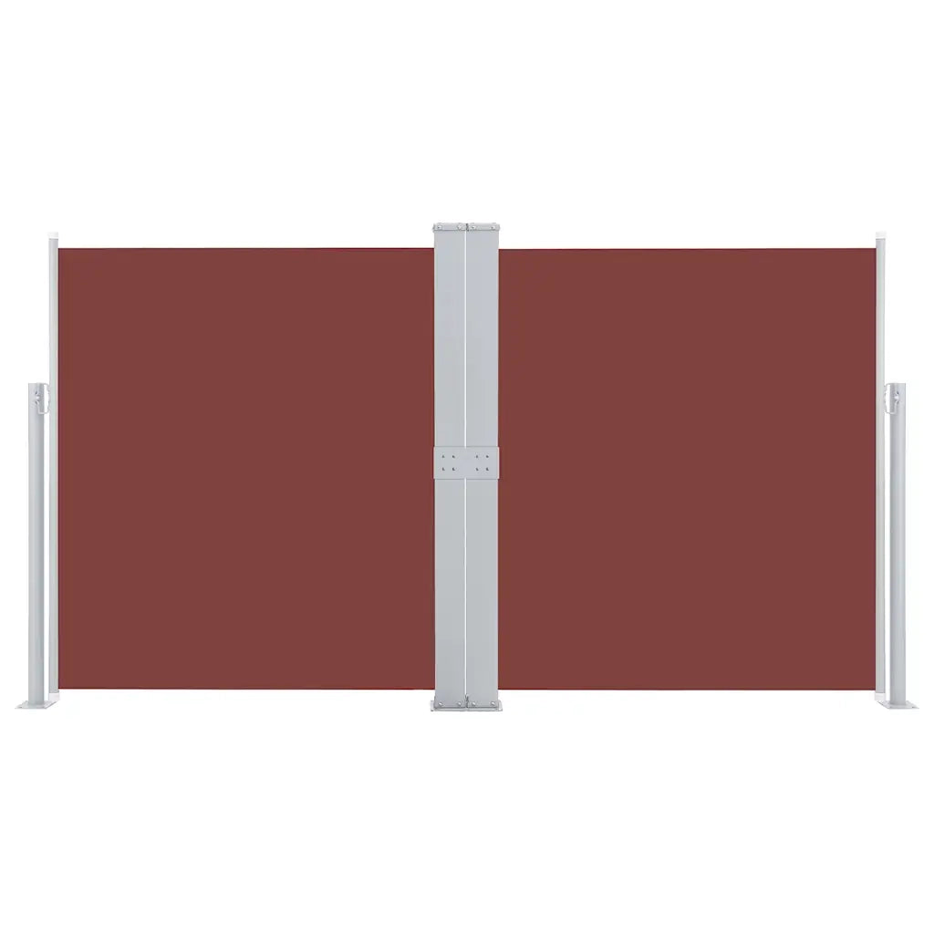 Tenda da Sole Laterale Retrattile Marrone 140x600 cm