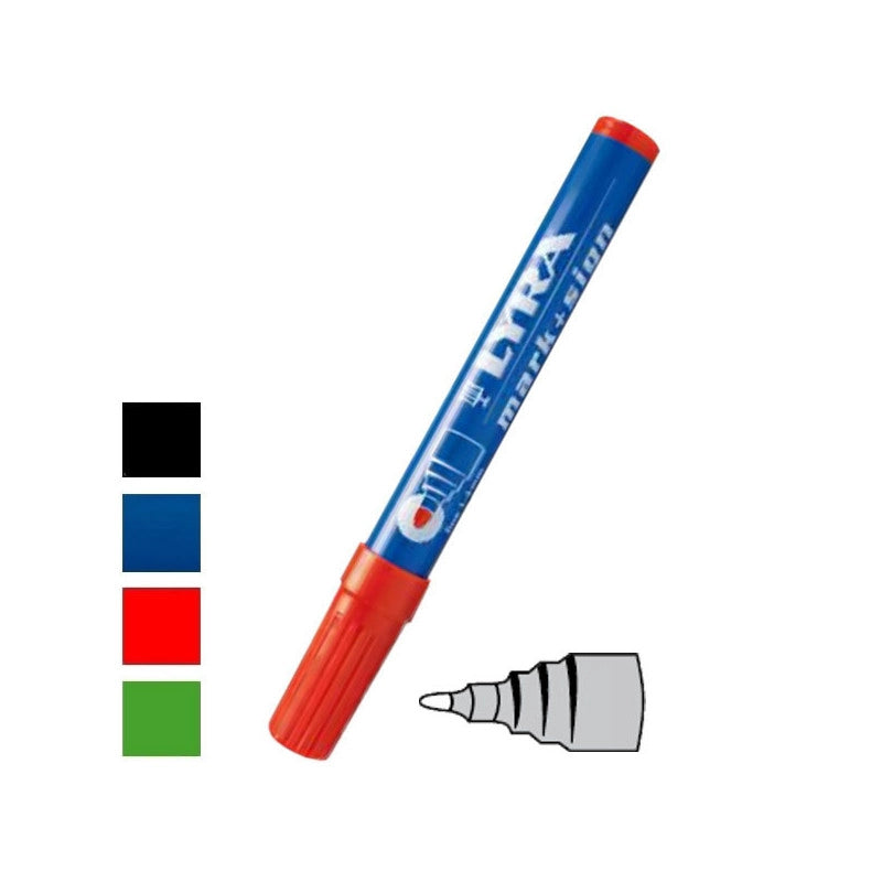 Pennarello Indelebile Mm 1/4 Nero 4020 Lyra