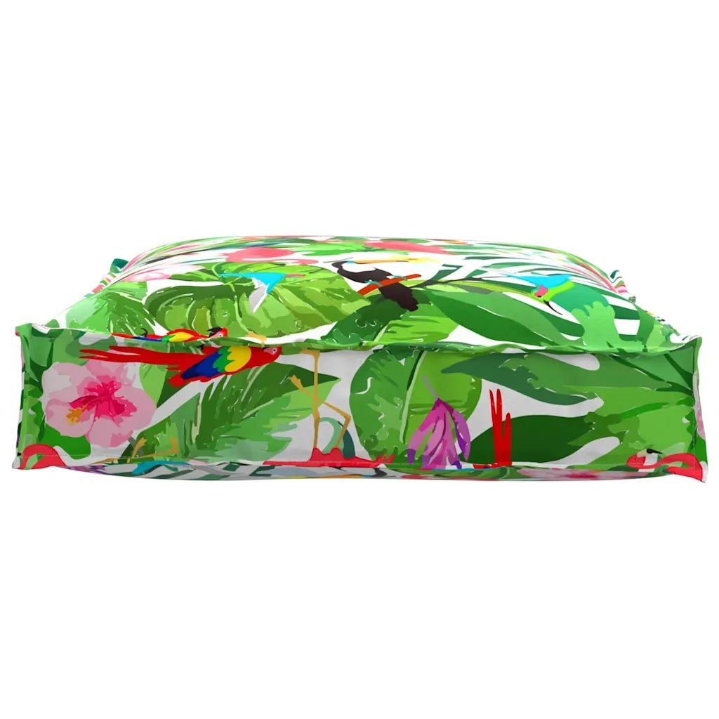 Cuscino Floreale Multicolore 70 x 70 x 12 cm Tessuto Oxford 42001507
