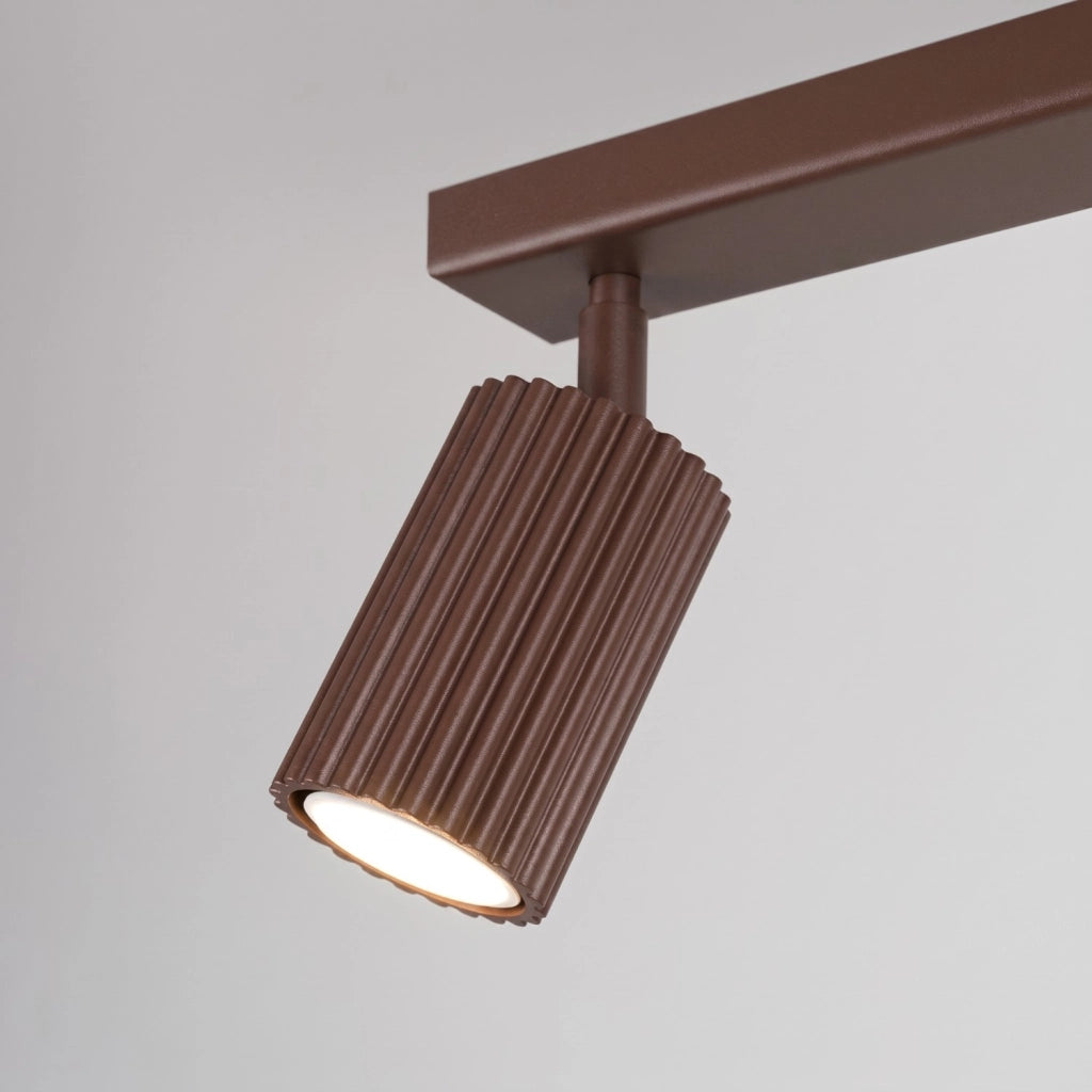 Plafoniera KARBON 2 marrone