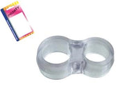 PARACOLPI ANTIURTO DOPPIO PER MANIGLIA IN BLISTER- - mm.47x25, in bl.4 pz. - 12 blister