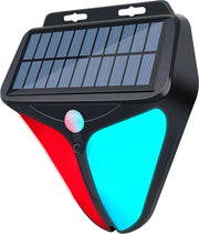Alarme a Stroboscopio Solare 129db Sirena Esterna con Sensore di Movimento - Impermeabile - Sicurezza per Azienda Rurale Villa.
