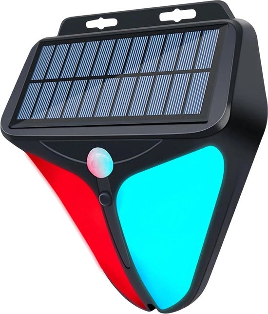 Alarme a Stroboscopio Solare 129db Sirena Esterna con Sensore di Movimento - Impermeabile - Sicurezza per Azienda Rurale Villa.