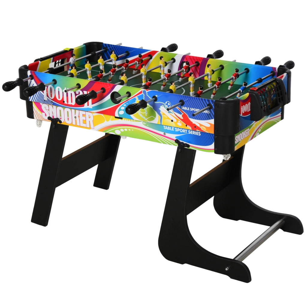 Tavolo da gioco 4 in 1 pieghevole per calcio-balilla biliardo air hockey ping pong ¨C zephmum ¨C MDF plastica