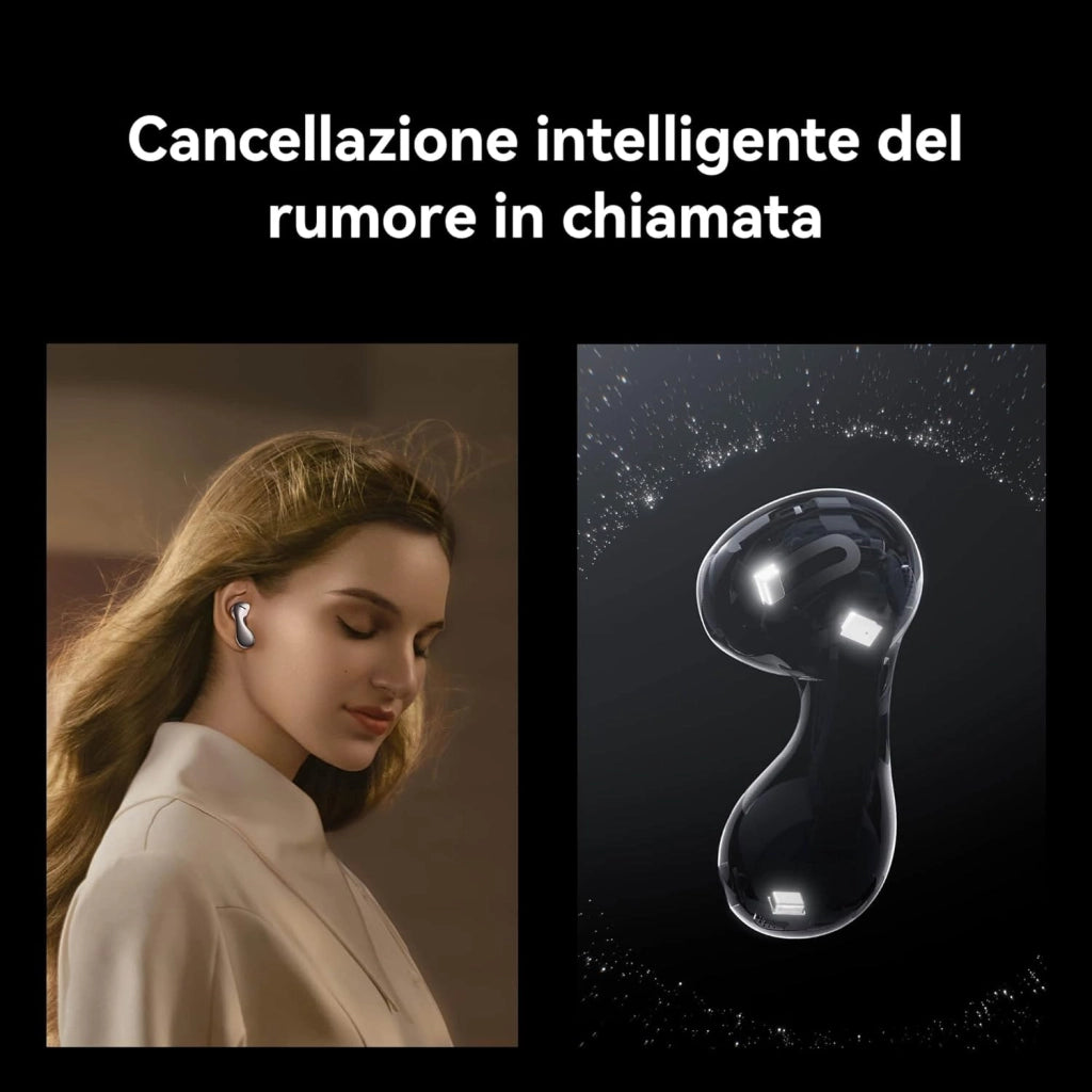 HUAWEI FreeBuds 5,iOS,Android&Windows,Cuffie Bluetooth Wireless,Design ergonomico,Driver ultramagnetico,Bassi intensi,Audio Hi-Res,Super ricarica,30h di autonomia,EQ adattivo,Versione italiana,Bianco