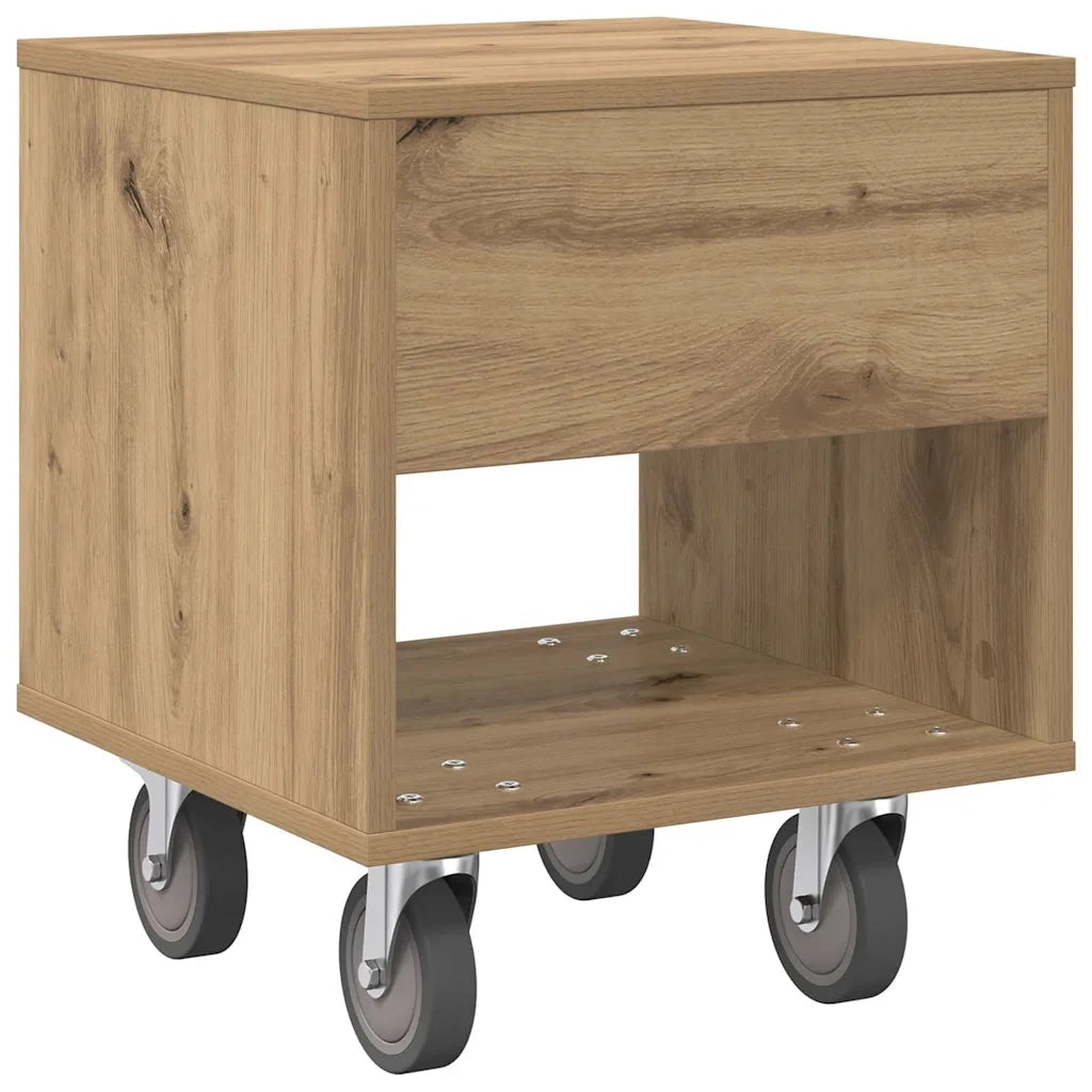Comodino 2 pcs Rovere artigianale 40,5 x 40 x 48 cm