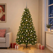 Albero di Natale artificiale verde medio con palline 240 cm 3467277