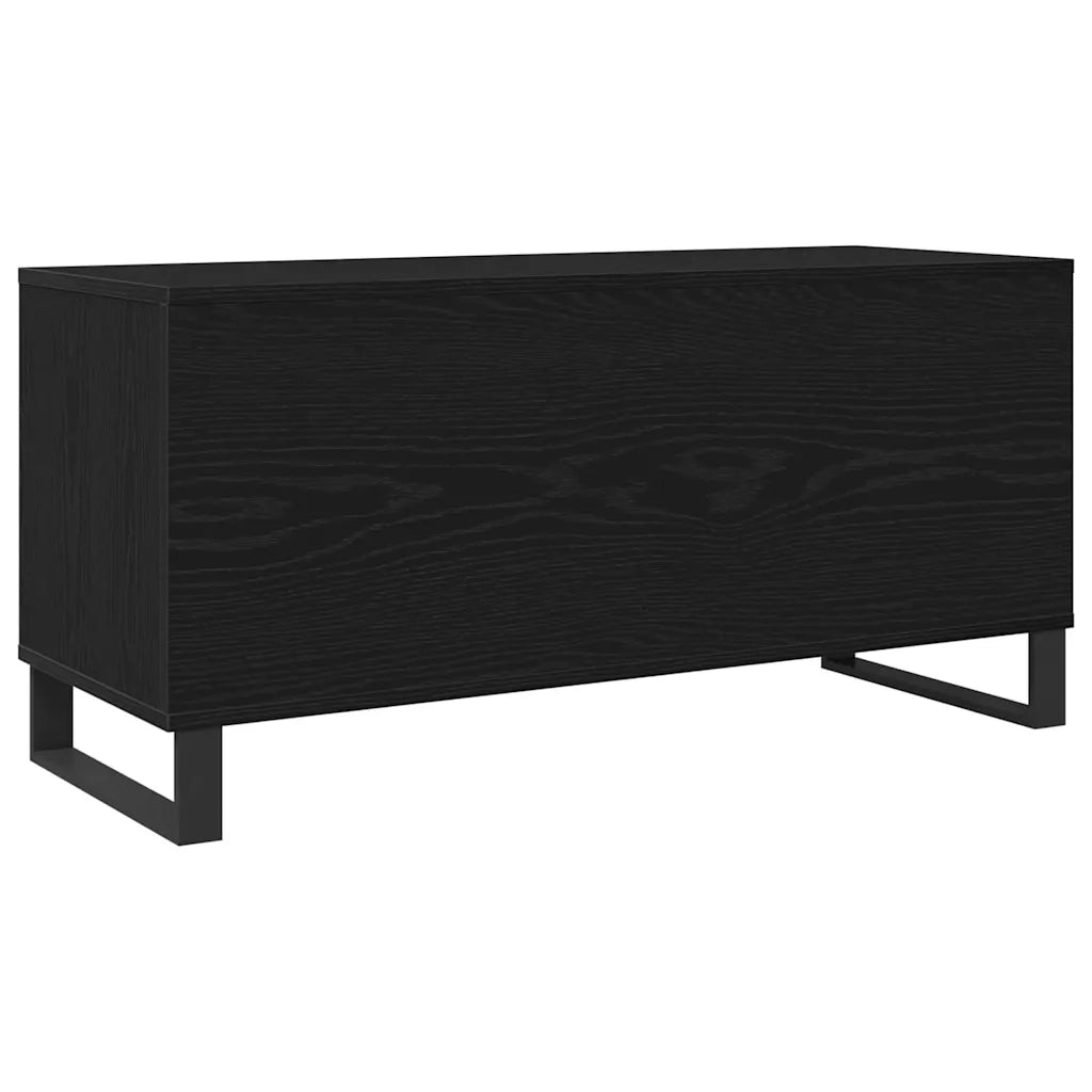Mobile porta vinili Rovere Nero 100 x 38 x 48 cm CFW9721030