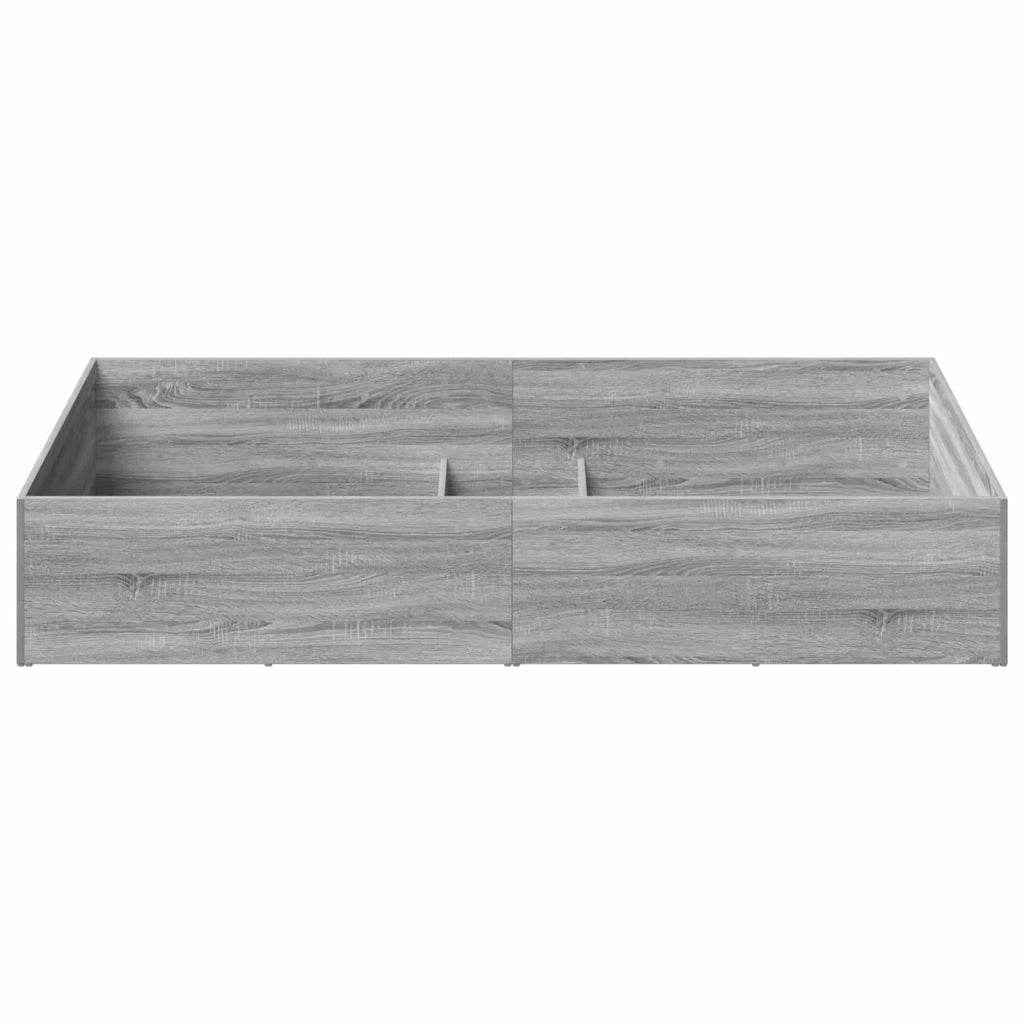 Giroletto per rete letto regolabile Sonoma grigio 80 x 200 cm 8021820