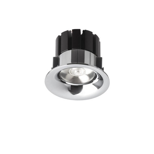 Faretto SHARM BASE da incasso cromo 230V LED 10W 24° 3000K