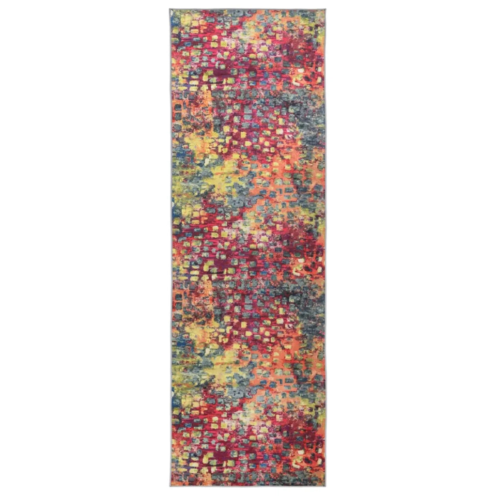 Runner Tappeto LESAKA colorato 80 x 150 cm Velluto diamante 42045248