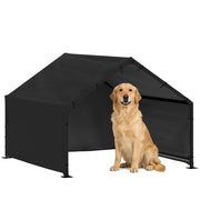 Cuccia per Cani da Esterno in Tessuto Oxford. per Cani Piccola. Media e Grande. 125x110x93 cm. Nero