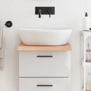 Piano Bagno Marrone 40x50x(2-4) cm Legno Massello Trattato 3156096