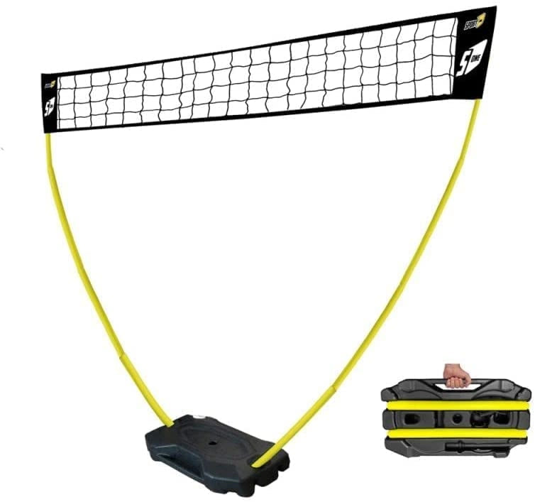 Rete da pallavolo per Giardino Professionale con Pali Alta 225 cm Portatile per Bambini