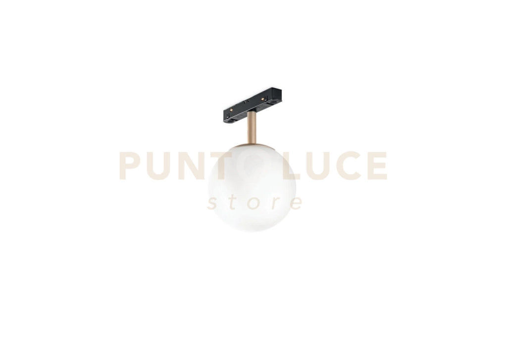 C/SFERA D.12CM A LED PER BINARIO MAGNETICO ORO 3000K 624LM 8W