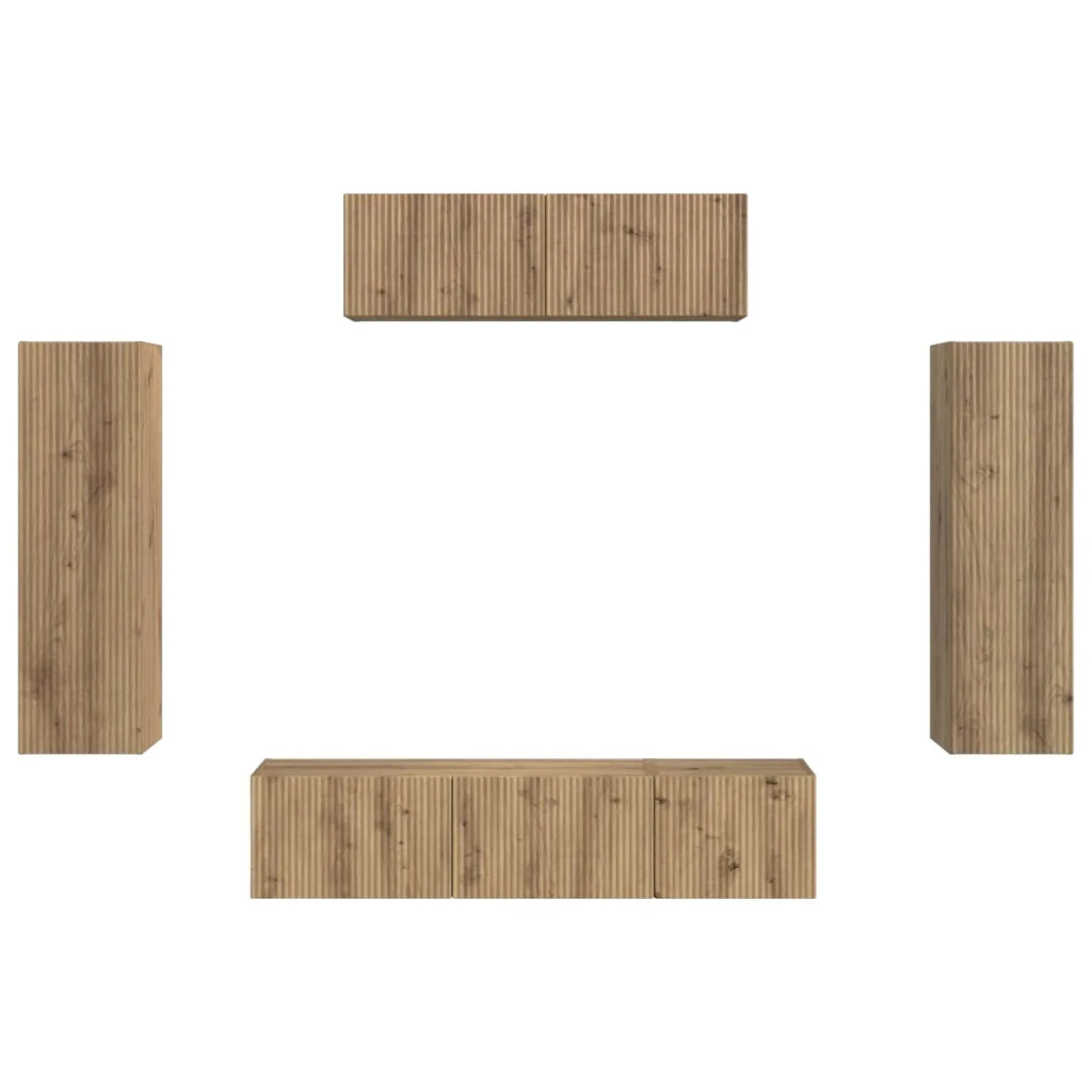 Mobile TV 5 pcs Rovere artigianale 3409176