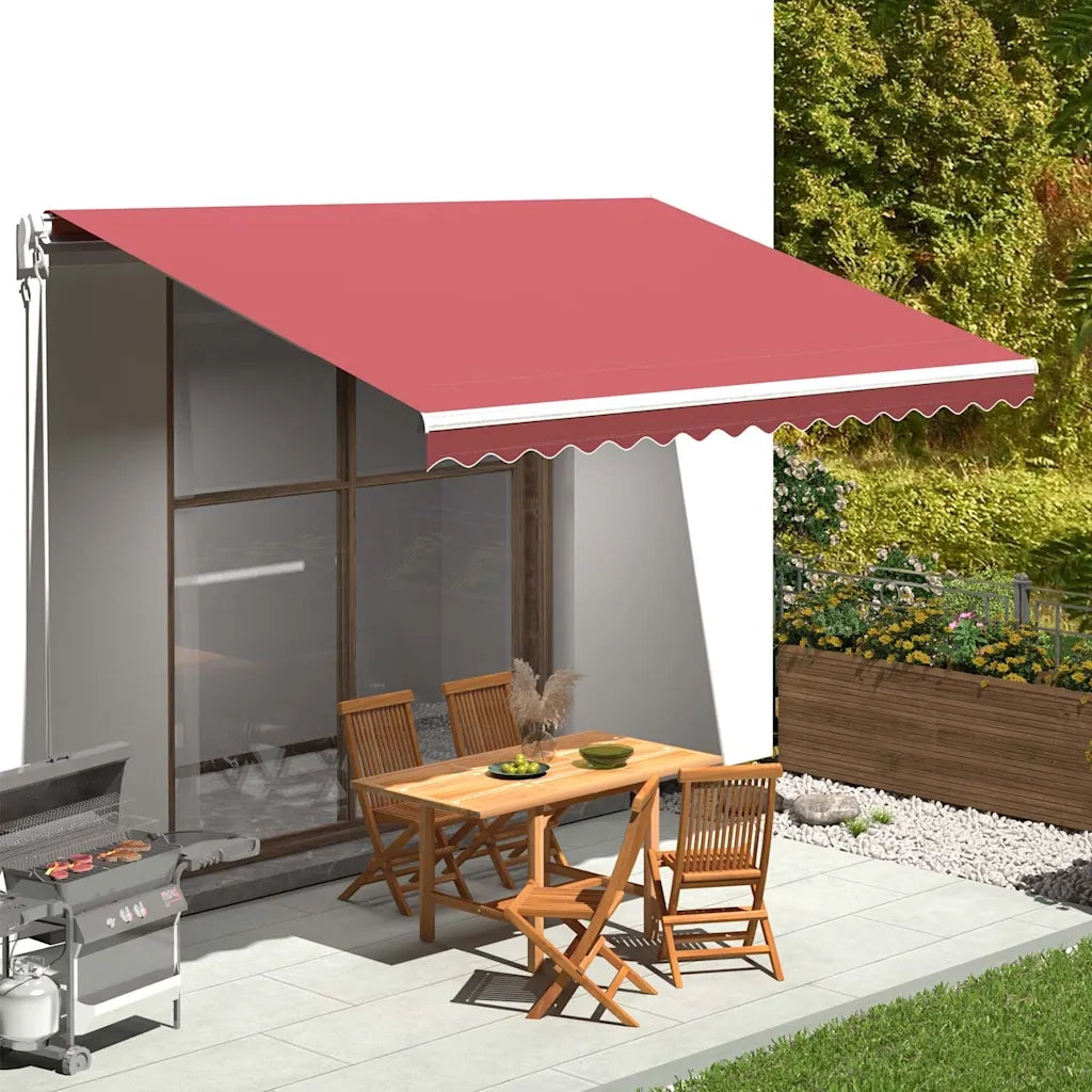 Tessuto di Ricambio per Tenda da Sole Rosso Borgogna 450x350 cm 311970
